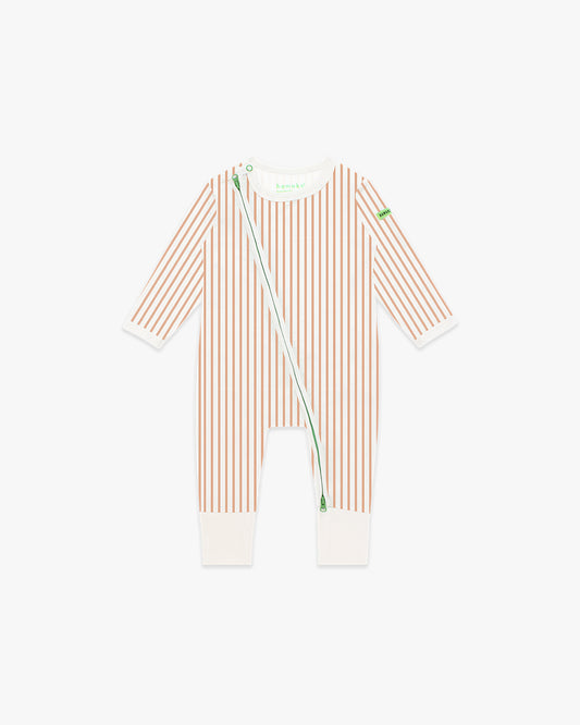 Zip Suit | Striped Solar