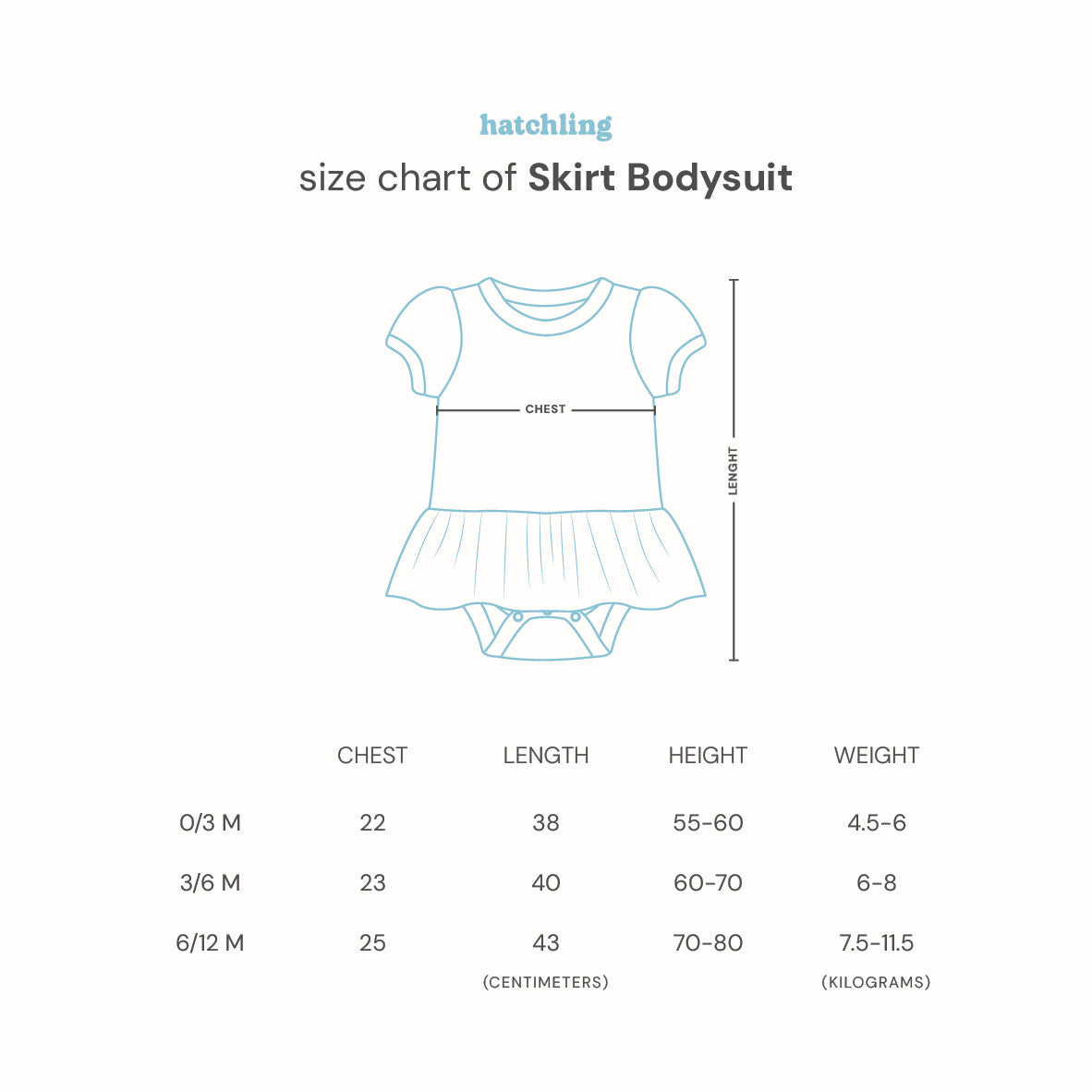 HATCHLING - Skirt Bodysuit | Wildwood
