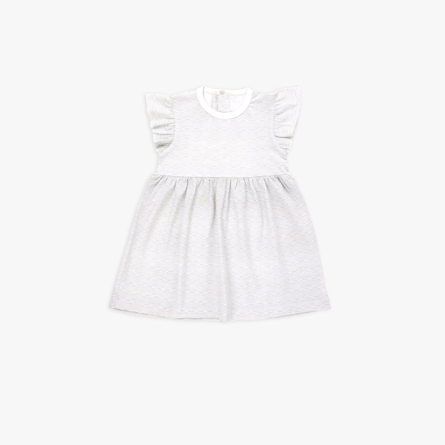 HATCHLING - Ruffle Dress | Waves Coral